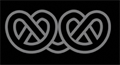 Stylised Anglo-Saxon knot